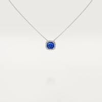 Колье Cartier  Destinée pendant, cushion-cut sapphire, paved N7424331