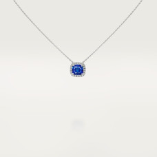Колье Cartier  Destinée pendant, cushion-cut sapphire, paved N7424331