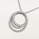 Колье Cartier  Etincelle de Cartier pendant, triple row, paved N7424287