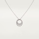 Колье Cartier  Etincelle de Cartier pendant, triple row, paved N7424287