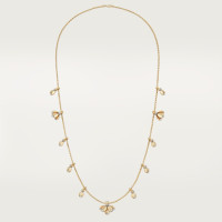 Колье Cartier  Grain de Café long necklace, diamonds B7225001