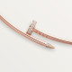 Колье Cartier  Juste un Clou torque necklace, small model, diamonds N7424419