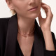 Колье Cartier  Juste un Clou torque necklace, small model, diamonds N7424419