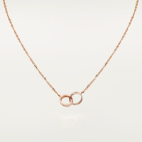 Колье Cartier  LOVE  pendant, half-paved B7013900