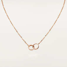 Колье Cartier  LOVE  pendant, half-paved B7013900