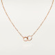 Колье Cartier  LOVE  pendant, half-paved B7013900