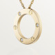 Колье Cartier  LOVE pendant, 3 diamonds B7014500