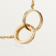 Колье Cartier  LOVE pendant, half-paved B7013800