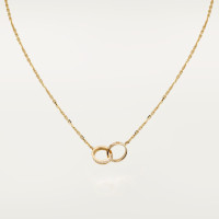 Колье Cartier  LOVE pendant, half-paved B7013800