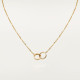 Колье Cartier  LOVE pendant, half-paved B7013800