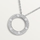 Колье Cartier  LOVE pendant, paved B7058000