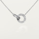 Колье Cartier  LOVE pendant, paved B7216300