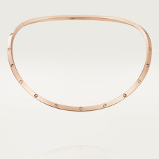 Колье Cartier  LOVE torque necklace, 10 diamonds N7424355