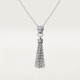 Колье Cartier  Panthère de Cartier necklace, half-paved N7424122