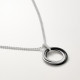 Колье Cartier  Trinity pendant, ceramic, diamonds B7224810