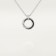 Колье Cartier  Trinity pendant, ceramic, diamonds B7224810