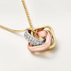 Колье Cartier  Trinity pendant, cushion-shaped, half-paved N7424481