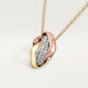 Колье Cartier  Trinity pendant, cushion-shaped, half-paved N7424481