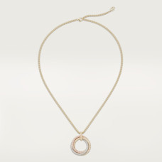 Колье Cartier  Trinity pendant, large model, paved N7424444