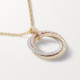 Колье Cartier  Trinity pendant, large model, paved N7424444