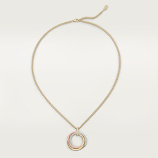 Колье Cartier  Trinity pendant, large model, semi-paved B7225003