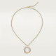 Колье Cartier  Trinity pendant, large model, semi-paved B7225003