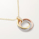 Колье Cartier  Trinity pendant, small model, half-paved B7224849