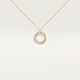 Колье Cartier  Trinity pendant, small model, half-paved B7224849
