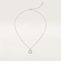 Колье Cartier  Trinity pendant, small model, half-paved B7224849