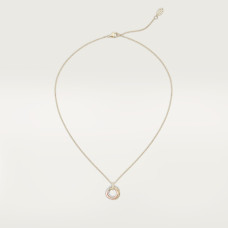 Колье Cartier  Trinity pendant, small model, half-paved B7224849
