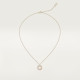 Колье Cartier  Trinity pendant, small model, half-paved B7224849