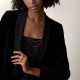 Колье Cartier Agrafe long necklace, semi-paved H7000865