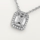 Колье Cartier Destinée pendant, emerald-cut diamond, paved N7424251