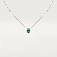 Колье Cartier Destinée pendant, oval-cut emerald, paved N7424366