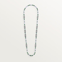 Колье Cartier Géometrie & Contrastes necklace, chalcedony, paved H7000329