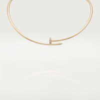 Колье Cartier Juste un Clou torque necklace, small model, diamonds N7424422