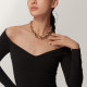 Колье Cartier Trinity necklace, cushion-shaped, extra-large model N7424595