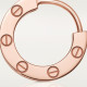 Серьга Cartier LOVE single hoop earring B8301422