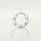 Серьга Cartier LOVE single hoop earring, paved B8301424