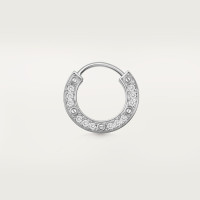 Серьга Cartier LOVE single hoop earring, paved B8301424