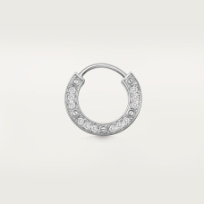 Серьга Cartier LOVE single hoop earring, paved B8301424