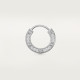 Серьга Cartier LOVE single hoop earring, paved B8301424