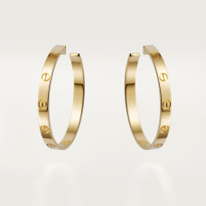 Серьги  Cartier LOVE hoop earrings, large model B8028200