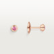Серьги Cartier d'Amour stud earrings, 2 pink sapphires B8043400