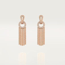Серьги Cartier Agrafe earrings, half-paved N8515226
