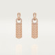 Серьги Cartier Agrafe earrings, half-paved N8515226