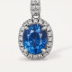 Серьги Cartier Cartier Destinée sleeper earrings, 2 oval-cut sapphires, paved N8515209