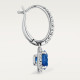Серьги Cartier Cartier Destinée sleeper earrings, 2 oval-cut sapphires, paved N8515209
