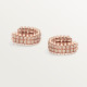 Серьги Cartier Clash de Cartier hoop earrings, double row, paved N8515236