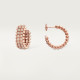 Серьги Cartier Clash de Cartier hoop earrings, double row, paved N8515236